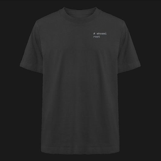 UID0 [whoami] Heavyweight Tee - Heavy Oversized Organic Shirt