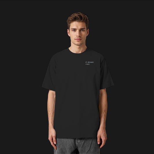 UID0 [whoami] Heavyweight Tee - Heavy Oversized Organic Shirt